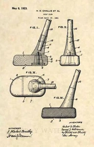 Official Golf Putter US Patent Art Print - Vintage Golf Club - Antique 365 - Picture 1 of 3