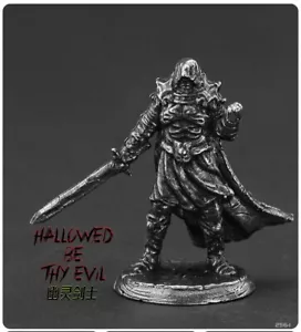 Honor evil Ghost Swordman Miniature in metallo Dungeons & Dragons Gioco Giocattoli di Guerra - Foto 1 di 3