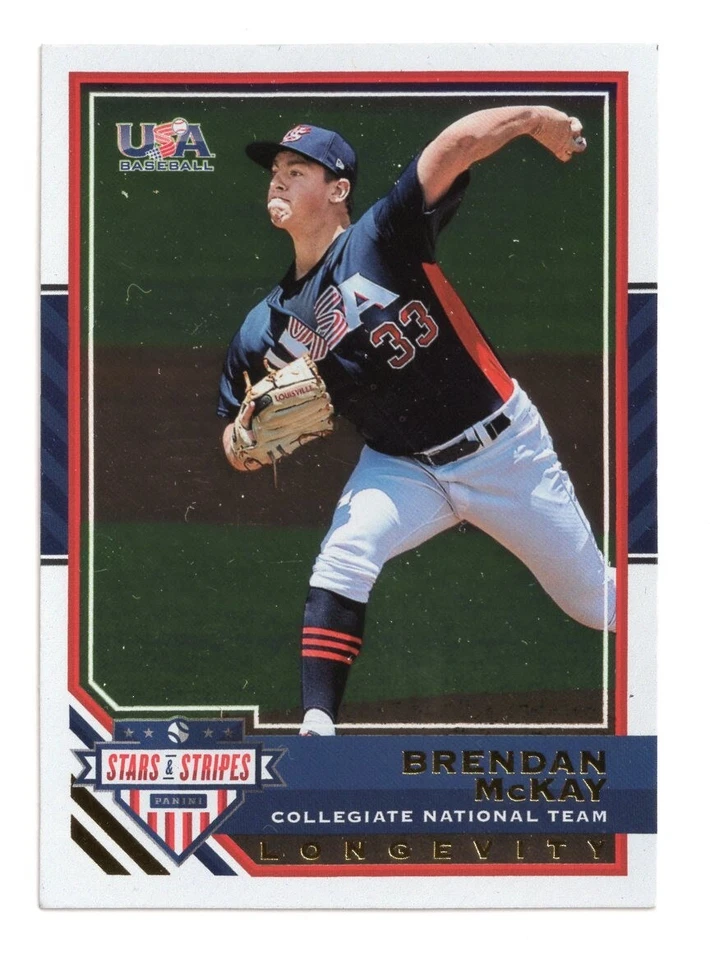 2017 USA Baseball Stars and Stripes Longevity #18 Brendan McKay - Image 1 of 1