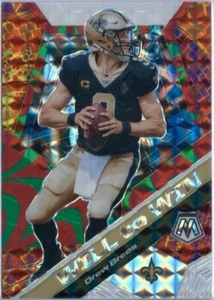 Panini 2020 Mosaico Calcio Drew Brees Volontà di Vincere Verde Reattivo /89 Santi - Foto 1 di 5