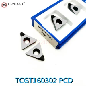6P TCGT160302 PCD CNC Lathe Tool Turning Tool Diamond Turning Blade STWCR - Picture 1 of 6