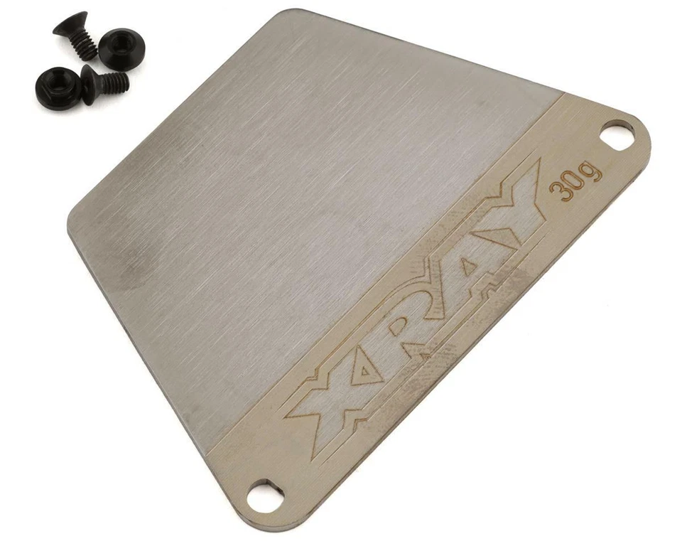 XRAY XB2 Stainless Steel Electronics Chassis Weight (30g) [XRA326151] - Image 1 of 2