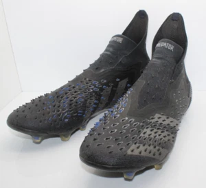 Adidas Predator Freak + FG, Core Black/Iron Metallic/Sonic Ink, Size 9 (FY6241) - Picture 1 of 22