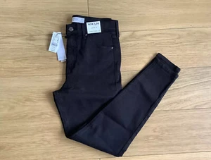 Topshop Black Jamie High Waisted SkinY Jeans Size-10 W28 L30 BNWT RRP£39.99 - Picture 1 of 5