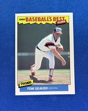 1986 Fleer Baseball's Best Sluggers vs. Pitchers Tom Seaver #34 White Sox Sharp