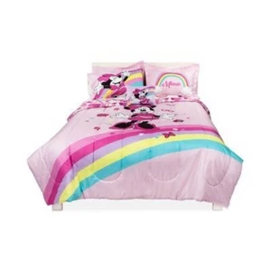 Disney Minnie Mouse Rainbow Stripe 8-Pc. Full Comforter Set - Multi - Picture 1 of 10