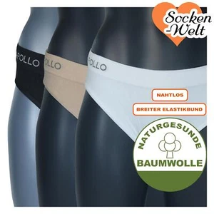 12-24 Stück APOLLO Baumwolle Damen Slips NAHTLOS Seamless  - Bild 1 von 4