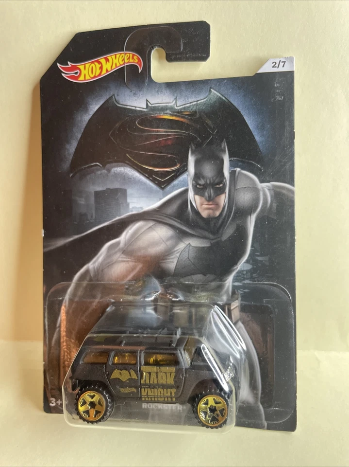 Литой автомобиль Hot Wheels Batman Superman Rockster Mattel VHTF -018 - Изображение 1 из 4