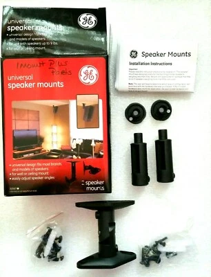 GE Universal Speaker Mount 30567 Replacement Parts - 1 Mount plus Extra Hardware - Image 1 of 4