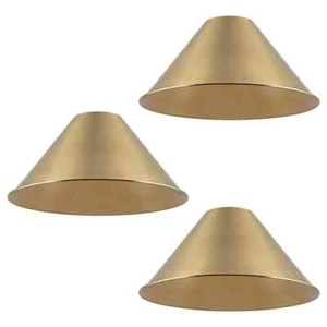 Tonos de repuesto de cono de metal industrial de 14", montaje de apertura de latón frío de 1-5/8" - Imagen 1 de 8