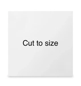 White uPVC Door Replacement Panels cut to size 24mm or 28mm thick - Picture 1 of 4