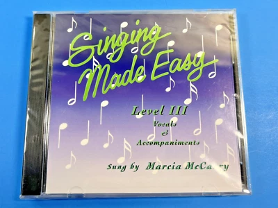 Singing Made Easy Level 111 CD by Marcia McCarry Factory SEALED NEW Vocals RARE - Image 1 of 4