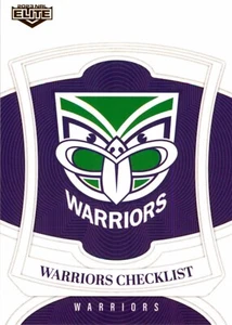 2023 New Zealand Warriors NRL TLA Elite Card - Club Logo - Bild 1 von 3