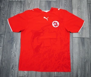 SWITZERLAND NATIONAL TEAM 2006-2007-2008 HOME FOOTBALL SHIRT JERSEY SIZE MEDIUM - Picture 1 of 6