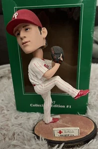 Cole Hamels Phillies 2007 #1 SGA Give Away Bobblehead Figurine MLB with Box - Picture 1 of 6