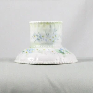 GERARE DUTRAISSEX & ABBOT HP FLORAL FORGET ME NOT PORCELAIN TOOTHPICK HOLDER - Picture 1 of 5