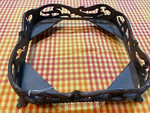 Metal Baking Casserole Footed Dish Holder Server Fits 8x8 " Dish with Handles 3 - Picture 1 of 5