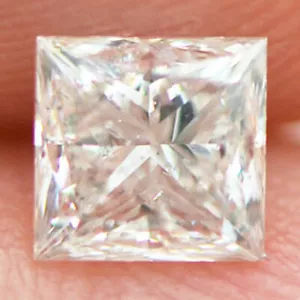Princess Form Diamant D/SI2 weiß natürlich lose verbessert zertifiziert 0,50 Karat - Bild 1 von 7