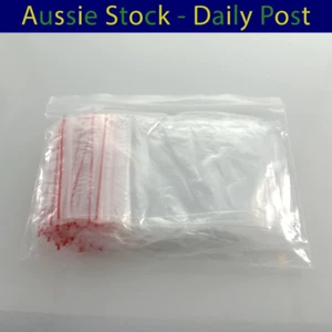 7x10cm Small Plastic Zip Bags Thin 100pcs Sealable Clipseal Bags - ASIA SELL - Picture 1 of 7