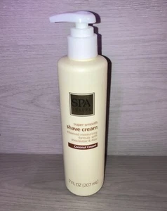 SPA LUXURY Super Smooth 7oz Moisturize Shave Cream WithShea Butter-Coconut Cream - Picture 1 of 6