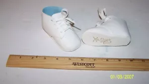 xavier robertSOFT SCULPTURE BABYSCHUH VINTAGE VON ÄLTEREN 80ER KINDER gold SIGNATUR - Bild 1 von 2