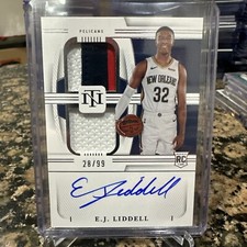 2022-23 E.J. Liddell National Treasures Autograph Auto Dual Patch #’d to 99!