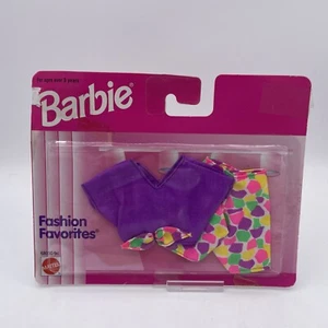 BARBIE FASHION FAVORITES SHIRT/TOP SHORTS OUTFIT MATTEL 68000-94 NIP 1996 MATTEL - Picture 1 of 2