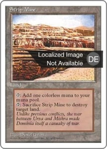 Strip Mine GERMAN - 4ED Fourth 4th Edition FWB - MTG Magic LP - Picture 1 of 1