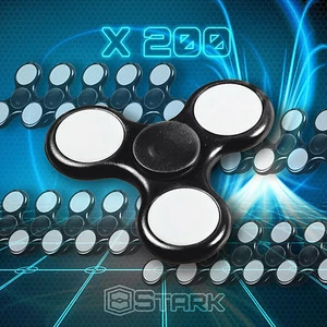 BLACK LED Hand Spinner Tri Fidget Focus Desk Toy EDC ADHD Autism KIDS ADULT x200 - Picture 1 of 6