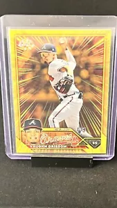 2023 Topps Chrome Vaughn Grissom Radiating Rookies SSP RR-14 Braves - Picture 1 of 2