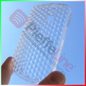 Silicone Case Transparent White Cover For BlackBerry 8350i Curve
