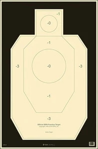 Papel colgante Action Target IDPA-P-100 IDPA militar 23 X 35 silueta Ta - Imagen 1 de 1