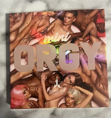 Jeffree Star Mini Orgy Pressed Powder Eyeshadow Palette Makeup New - Image 1 of 4