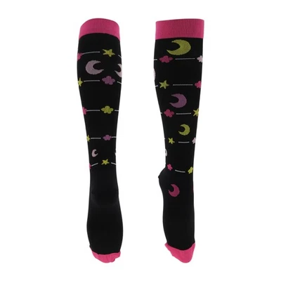 Calcetines ciclismo transpirables L, rojo/negro, 1 par, para bicicleta - Imagen 1 de 4