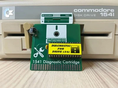 ✅ COMMODORE FLOPPY DISK DRIVE 1541 TEST DIAGNOSE CARTRIDGE SYSTEM - 2025 ✅ - Bild 1 von 4
