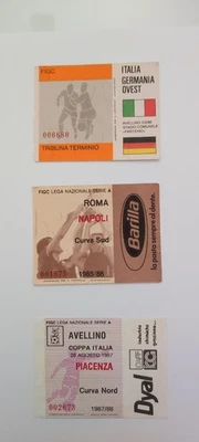 biglietto calcio Avellino Napoli Nazionale  - Immagine 1 di 2