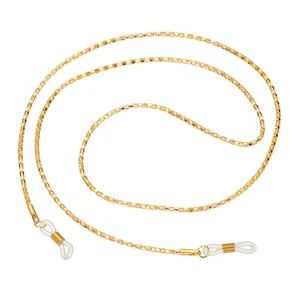 Soportes para gafas alrededor del cuello, cadena hueca dorada cadena para gafas - Imagen 1 de 6