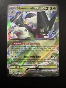 Pokémon TCG Meowscarada EX 015/193 S&V: Paldea Evolved Double Rare - Bild 1 von 2