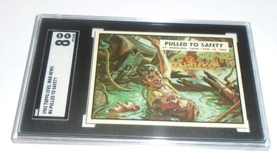 1962 Topps Civil War News #6 Pulled To Safety SGC 8 NM MT Near Mint/Mint - Image 1 of 4