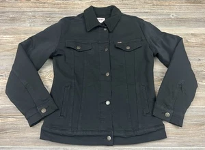 Wrangler Women's S Denim Jacket Fleece Lined Stretch Trucker Cowgirl Western - Picture 1 of 15