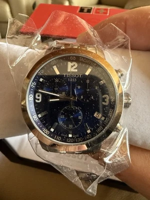 Tissot PRC 200 Men's Blue Face Watch - T055417A - image 1 of 4