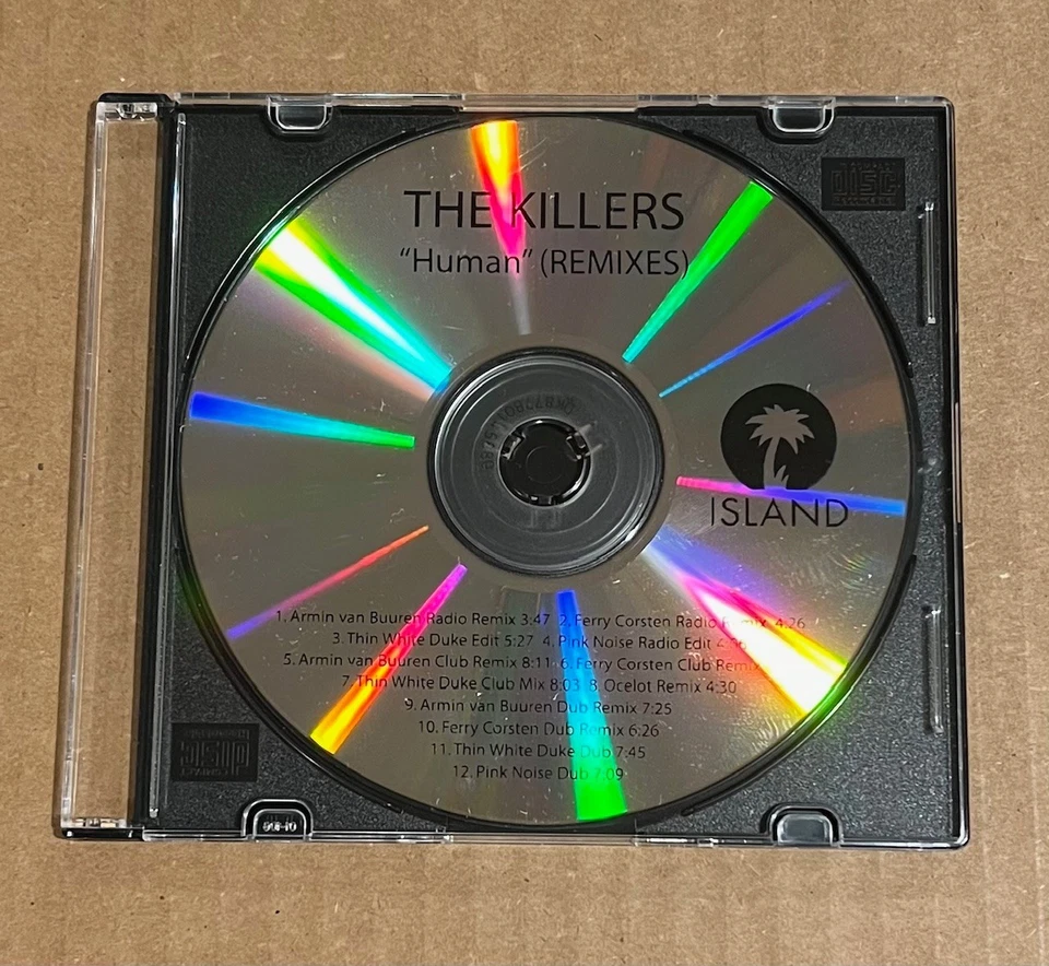 the Killers - Human [Remixes] ULTRA RARE promo radio only test press CDr single Foto 1 de 1