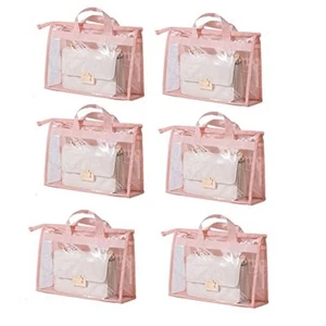 Dust Bags for Handbags - Purse Storage Organizer for Closet Pink-XL - Picture 1 of 6