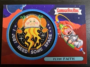 Garbage Pail Kids 'I Need Some Space' RARE BLUE PATCH  Flyin Faith 1a - Picture 1 of 3