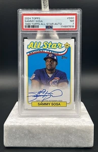 2024 Topps Sammy Sosa 1989 Topps All-Star Auto #SSO Chicago Cubs MLB Autograph - Picture 1 of 2