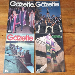 4 x Bundle of Alumni Gazette 1982 Vintage Magazine University Of Western Ontario - Foto 1 di 2