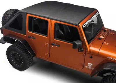 Smittybilt 07-18 Fits Jeep Wrangler 4dr Soft Top Combo OEM Replacement Tinted  - Image 1 of 4