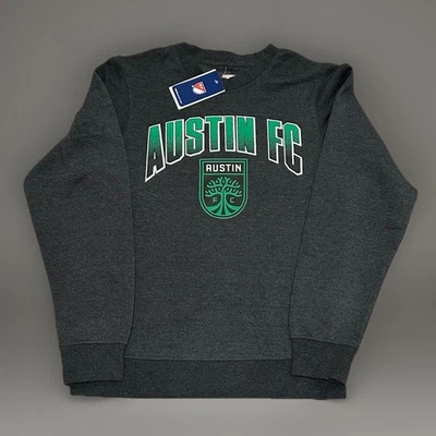 Sudadera pequeña para hombre Austin FC gris carbón ropa del equipo MLS nueva con etiquetas Foto 1 de 4
