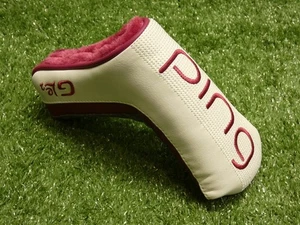 Ping G Le2 Damen Blade Putter Headcover Weiß/Lila/Grau Neu  - Bild 1 von 2