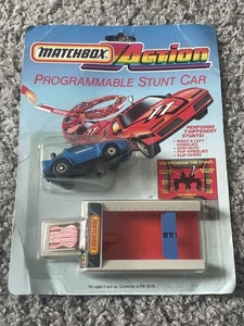 MAZDA RX-7 Matchbox Action Programmable Stunt Car Sealed On Card Savanna RARE - Picture 1 of 4